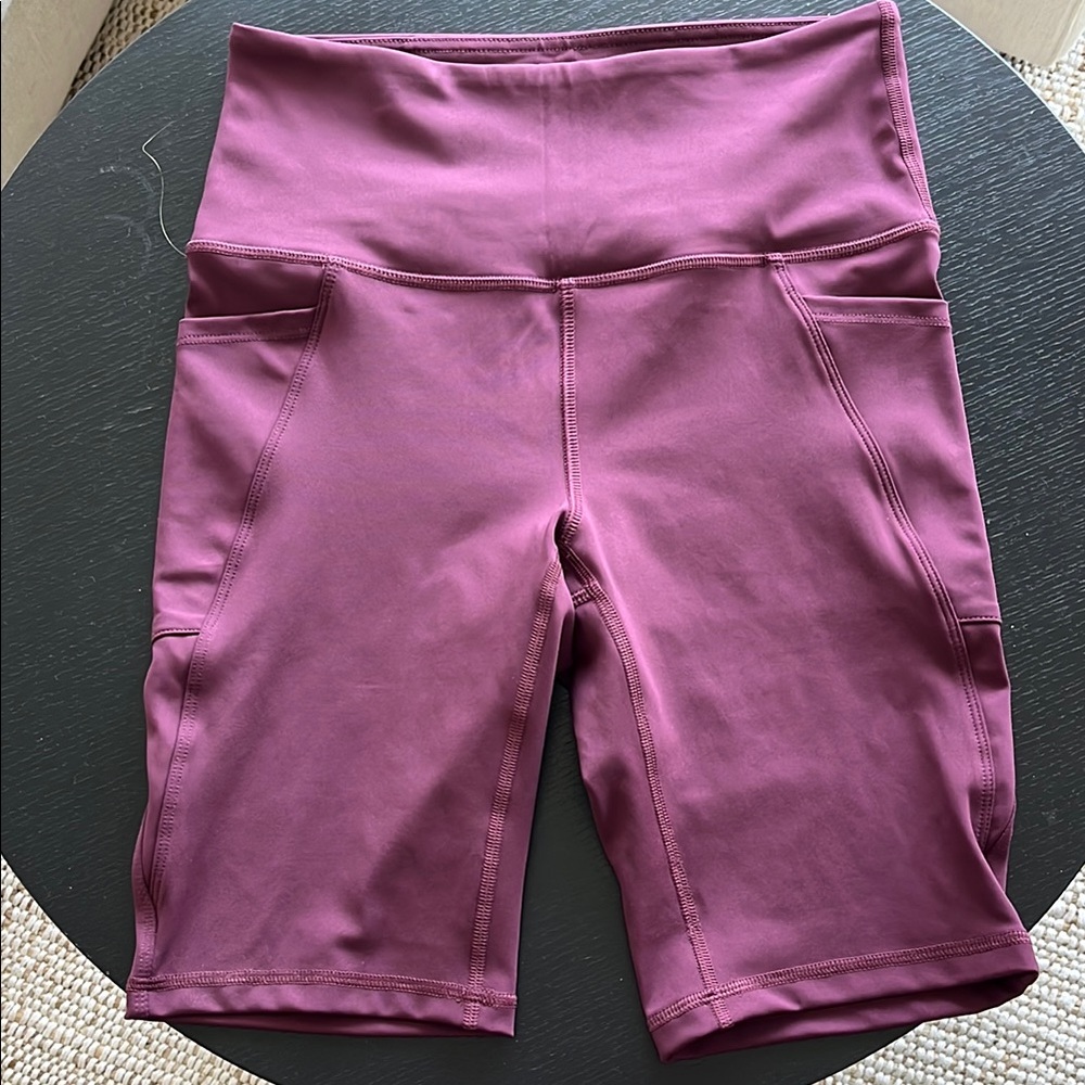 NEVER WORN purple bike shorts